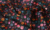 Blooming Garden Flowers Fabric made in Korea by Half Yard