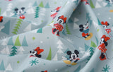 Christmas Disney Mickey Mouse Minnie Mouse Fabric made in Korea by the Half Yard