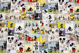 Mickey Mouse Minnie Mouse printed Fabric made in Korea Cartoon Style by the Half Yard