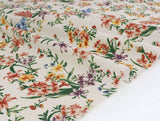 Hyacinth Flower patterned Fabric made in Korea by Half Yard