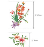 ヒヤシンスの花柄生地（韓国製、ハーフヤード）