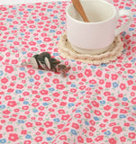 Floral patterned Fabric, Flowers Fabric made in Korea by the Half Yard