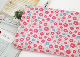 Floral patterned Fabric, Flowers Fabric made in Korea by the Half Yard