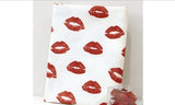 Lip Patterned Fabric made in Korea by the Half Yard