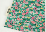 Wild Flower patterned Fabric, Floral Fabric made in Korea by the Half Yard