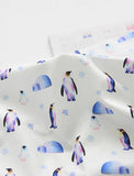 Cute Penguin Fabric made in Korea by Half Yard