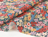 Wild Flower patterned Fabric, Floral Fabric made in Korea by the Half Yard