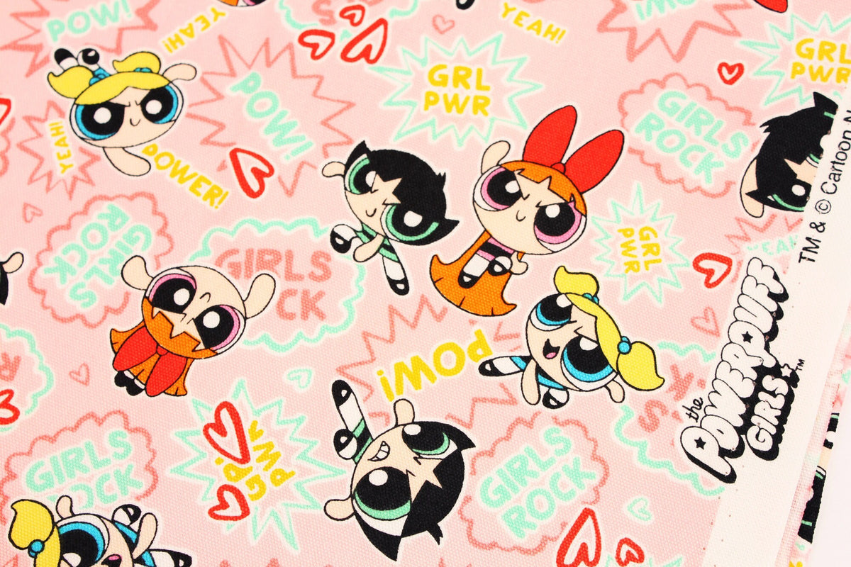 Powerpuff Girls Character Fabric made in Japan by the Half Yard