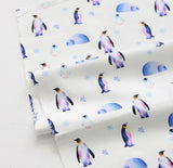 Cute Penguin Fabric made in Korea by Half Yard