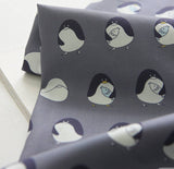 Cute Penguin Fabric made in Korea by the Half Yard