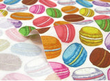 Macaron patterned Fabric made in Korea by the Half Yard DTP