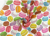 Macaron patterned Fabric made in Korea by the Half Yard DTP