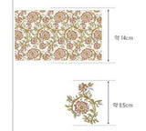 Ikat Flower patterned Fabric made in Korea by Half Yard