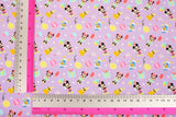 Disney Mickey Mouse Minnie Mouse Cotton Fabric printed in Korea by the Half Yard