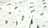 Frog Duckweed patterned Fabric made in Korea by Half Yard Digital Textile Printing