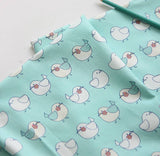 Bird Patterned Fabric, Cute, Kids, Sewing, Quilt made in Korea by Half Yard