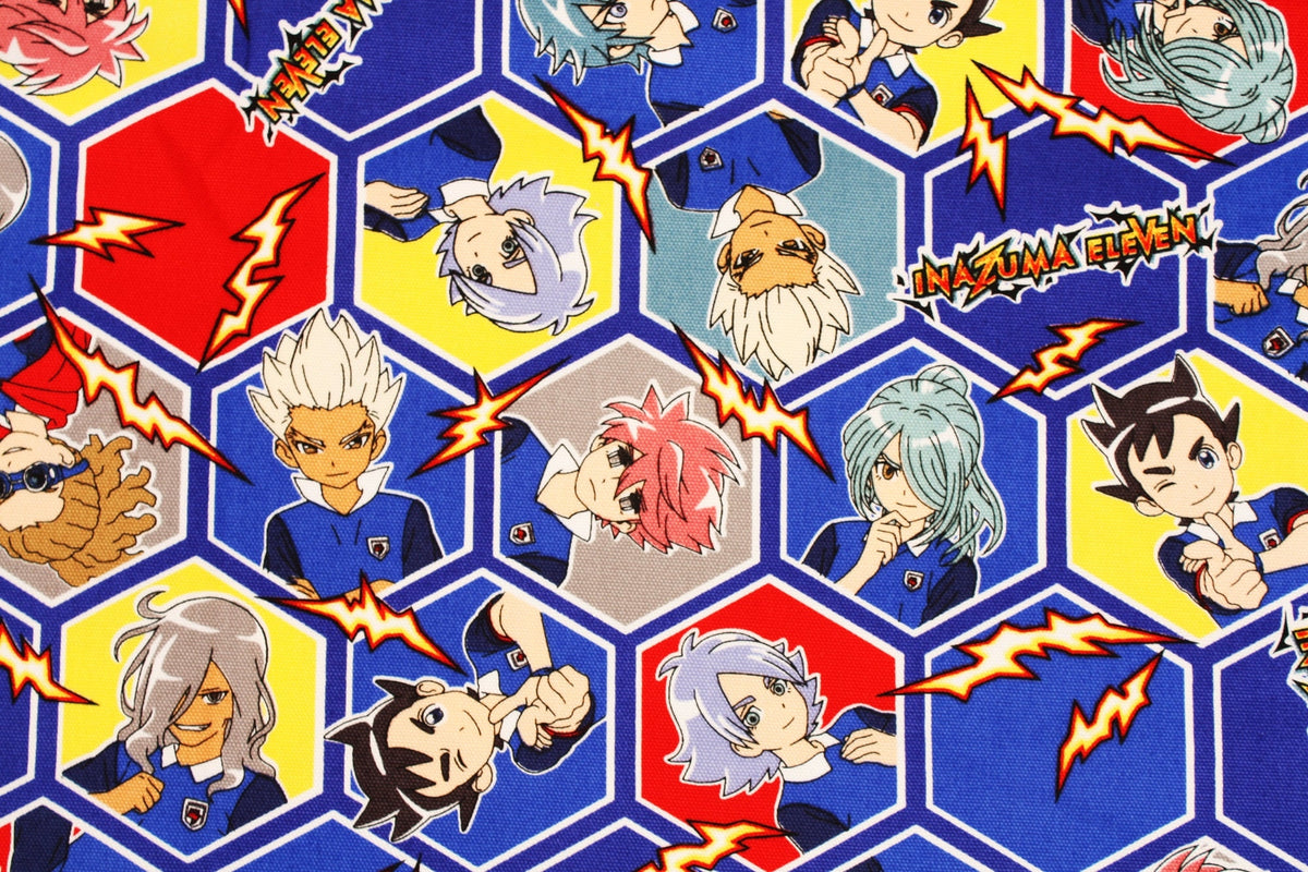 Inazuma Eleven Anime Oxford Fabric made in Japan by the Half Yard