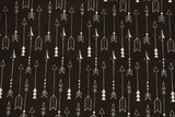 Equestrian Arrow Carbon Camelot Fabrics by the Half Yard