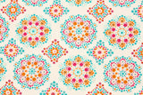 Exotic Design Marrakesh Fusion Mister Domestic Mandala Drops by the Half Yard