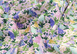 Muscari Comosum Flower Floral patterned Fabric made in Korea by the Half Yard