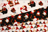 Flannel Gnomies Genomes Christmas Winter Fabric by Shelly Comiskey for Henry Glass Fabrics by the Half Yard