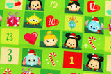 Disney Tsum Tsum Cotton Fabric printed in Korea by the Half Yard