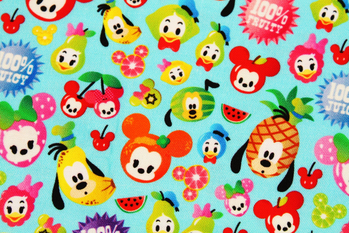 Disney Tsum Tsum 棉質布料由 Half Yard 在韓國印製