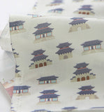 Korean Royal Palace Fabric Korean Traditional House made in Korea by the Half Yard