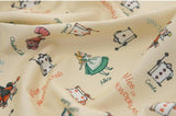 Alice in Wonderland Fabric made in Korea by the Half Yard