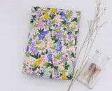 Muscari Comosum Flower Floral patterned Fabric made in Korea by the Half Yard