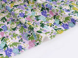 Muscari Comosum Flower Floral patterned Fabric made in Korea by the Half Yard