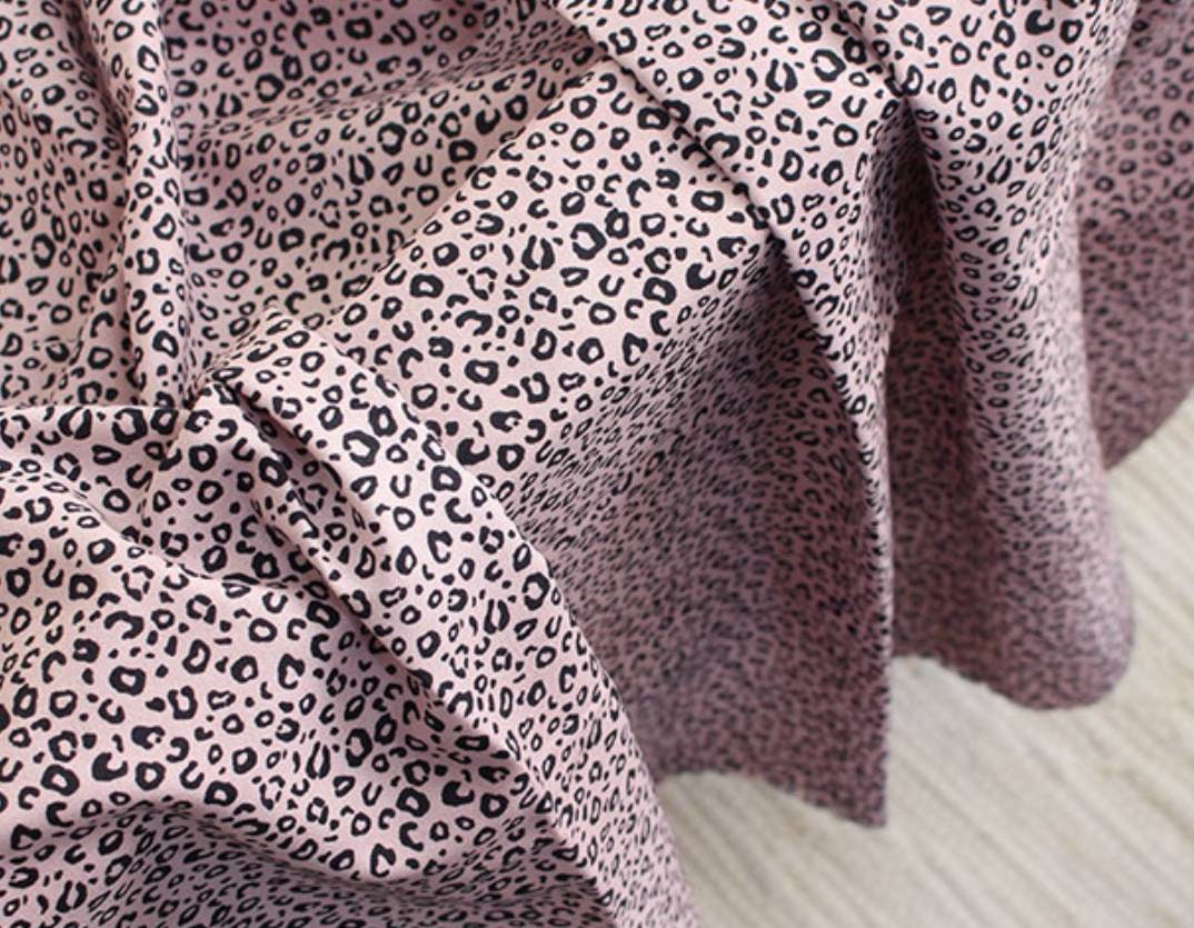 Leopard Patterned Fabric made in Korea by the Half Yard
