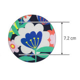 Vivid Flowers Floral Patterned Fabric made in Korea by the Half Yard