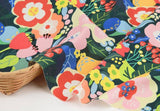 Flower Land Floral Patterned Fabric made in Korea by the Half Yard