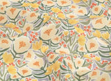 Flower Floral Patterned Fabric made in Korea by the Half Yard