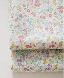 Cats Floral Flower Patterned Fabric made in Korea by the Half Yard