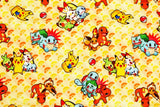 Pocket Monster Pokemon Pikachu Character Fabric made in Korea by the Half Yard