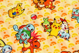 ポケットモンスター ポケモン ピカチュウ キャラクター生地 韓国製 半ヤード単位