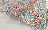 Wild Flower Floral patterned Fabric made in Korea by the Half Yard