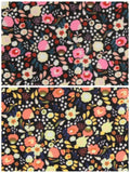 Flowers Floral Patterned Fabric made in Korea by the Half Yard