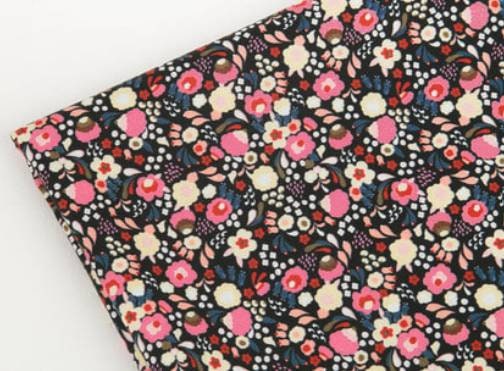 Flowers Floral Patterned Fabric made in Korea by the Half Yard