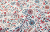 Whispering Flowers patterned Fabric made in Korea by the Half Yard