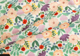 Flowers Floral Patterned Fabric made in Korea by the Half Yard