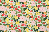 Flowers Floral Patterned Fabric made in Korea by the Half Yard