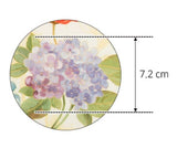 半碼韓國製造花朵花卉圖案布料