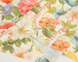 Flowers Floral Patterned Fabric made in Korea by the Half Yard