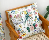 Botanical Flowers Floral Patterned Fabric made in Korea by the Half Yard