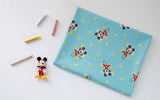 Disney Mickey Mouse Banana Cotton Fabric printed in Korea by the Half Yard