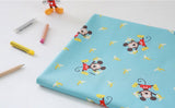 Disney Mickey Mouse Banana Cotton Fabric printed in Korea by the Half Yard