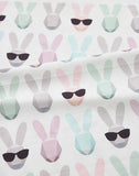 Sunglasses Rabbit printed Fabric made in Korea by the Half Yard